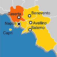 Mappa B&B Provincia di Caserta