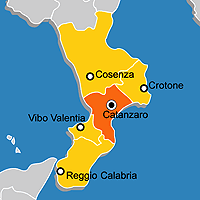 Mappa B&B Provincia di Catanzaro