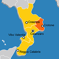 Mappa B&B Provincia di Crotone