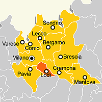 Mappa B&B Provincia di Lodi
