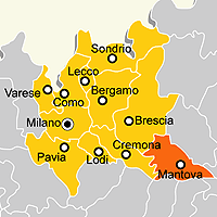 Mappa B&B Provincia di Mantova