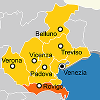 Mappa B&B Provincia di Rovigo