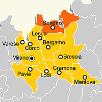 Mappa B&B Provincia di Sondrio