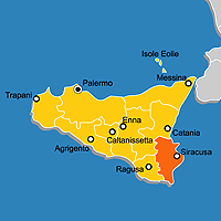 Mappa B&B Provincia di Siracusa