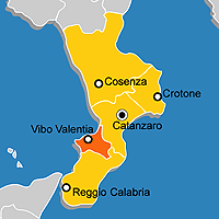 Mappa B&B Provincia di Vibo Valentia