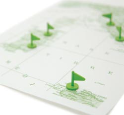 una casa in ogni porto - mappa con bandierine