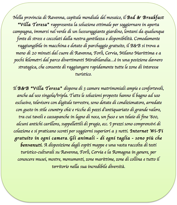 B&B in Italy: the case of the Emilia Romagna - Immagine 25