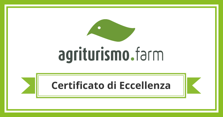 Certificato d'eccellenza Agriturismo.farm